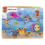 Fishing game Wood, 30x22cm