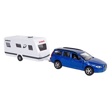 Kids Globe Volvo V70 mit Dethleffs Caravan