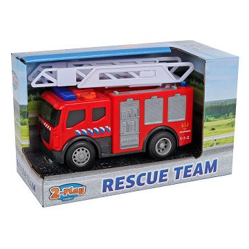2- Play Fire Department Tank Truck NL Light & Sound