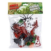 Jungle Expedition Insects and Reptiles Set, 17 pieces.
