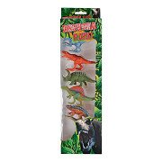 Dinoworld Dinosaurier-Spielfiguren, 6-tlg.