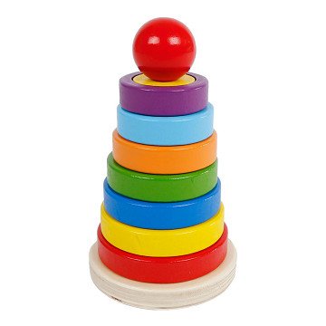 Wooden Stacking Pyramid FSC, 16 pcs.