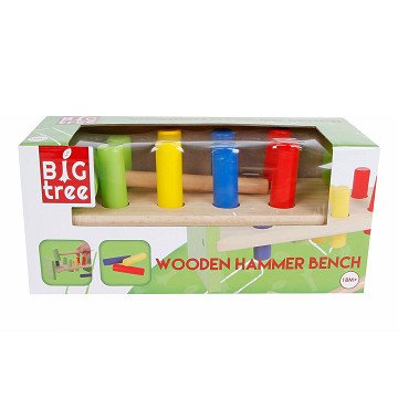 Holzhammerbank Grün, 10 Stück.