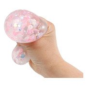 Glamour Squeeze Squeeze Ball Blume und Glitzer, 6 cm