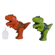 Dinoworld Dinosaurier mit Dampflicht und Sound, 17 cm