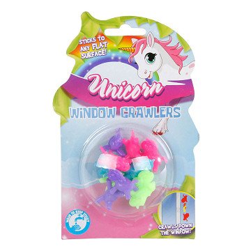 Einhorn-Fensterläufer 2 cm, 12 Stück.