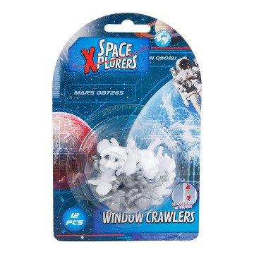 Space Xplorers Window Runners Astronaut 2cm, 12pcs.