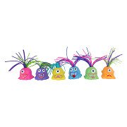 Brainboooom Schreiende Monster mit Haaren und Ton, 14 cm
