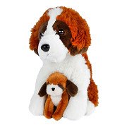 Take Me Home Cuddly Toy Dog with Baby Plush, 26cm