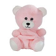 Mini Club Cuddle Bear Plush - Pink, 20cm