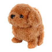 Take Me Home Interactive Running Dog Brown, 15.5cm