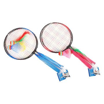 Badminton-Set mit Federball, 3-teilig.
