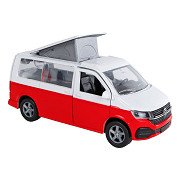 Kids Globe VW Transporter Camper Druckguss- Pull back, 13,5 cm