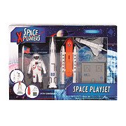 Space Xplorers Space Shuttle Playset, 6 pieces.