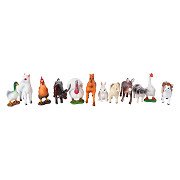 Kids Globe Miniature Farm Animal Figures, 36 pcs.