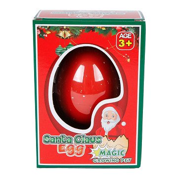 Growing Egg Santa Claus/Snowman, 6cm