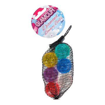 Glamour Bouncing Ball Diamonds, 6 pcs.