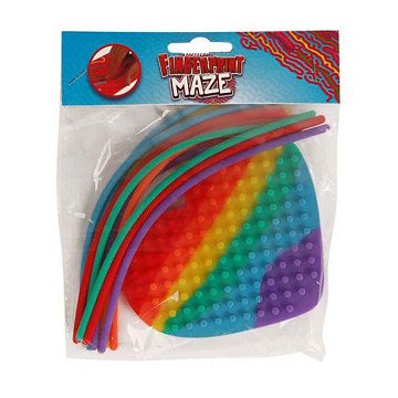 Fingerprint Maze with Sticks - Heart