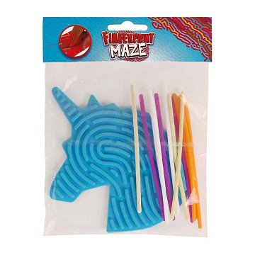 Fingerprint Maze with Sticks - Unicorn