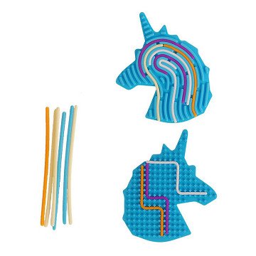 Fingerprint Maze with Sticks - Unicorn