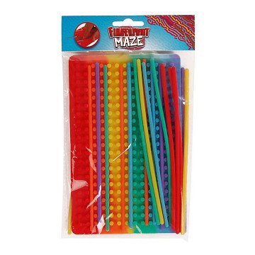 Fingerprint Maze with Sticks - Rectangle