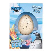 Destination Deep Egg mit wachsendem Pinguin, 6 cm