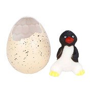 Destination Deep Egg mit wachsendem Pinguin, 6 cm