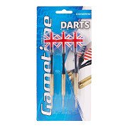 Gametime Brass Plated Metal Darts 18g, 3 pcs.