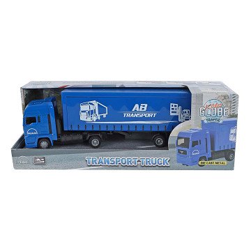 Kids Globe Man Truck with Trailer, 30cm