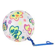 Gametime Ball with Butterflies on a String, 21cm