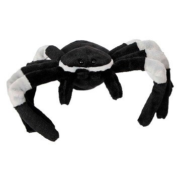 Jungle Expedition Plüschtier – Spinne Schwarzgrau, 23 cm