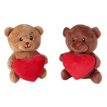 Take Me Home Plüschtier – Bär mit Herz, 15 cm