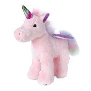 Unicorn Standing Plush Toy Pink, 18cm