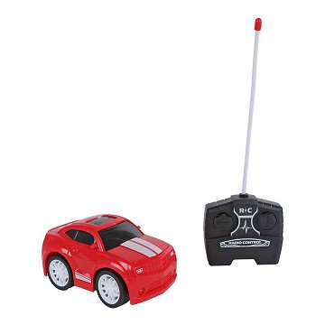 Bestuurbare Auto Roadstar RC Rood 27Mhz, 13,5cm