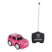 Bestuurbare Auto Roadstar RC Roze 27Mhz, 13,5cm