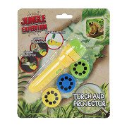 Jungle Expedition Flashlight Projector with 24 Images, 11cm