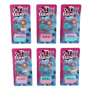 Katze in Transportbox mit Zubehör