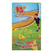 Sun Fun Catch-Throw Game with 6 Rings and 6 Flags