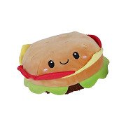 Fluffy Menu Snack Cuddly Plush - Hamburger