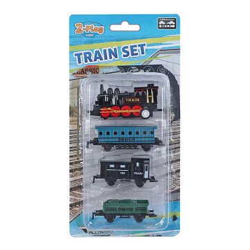 2- Play Locomotive with 3 Trailers