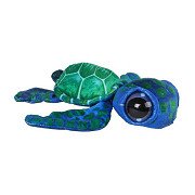 Destination Deep Turtle Plush Toy Green, 18cm