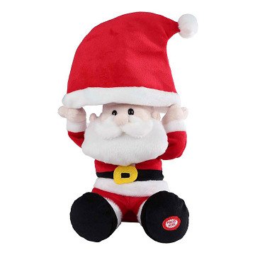 Take Me Home Tanzender Weihnachtsmann mit Weihnachtsmütze und Musik