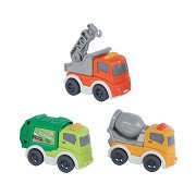 Mini Club Baufahrzeug Freilauf, 8cm