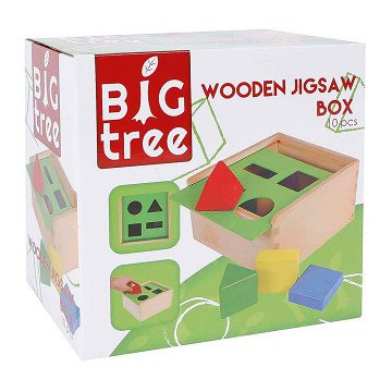 Big Tree Shape Sorter Wood Square