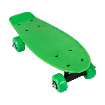 Street Rider Shortboard Skateboard Groen, 41cm