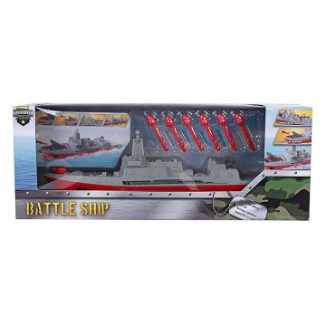 Mission Control Marineschip met Schietfunctie, 24cm