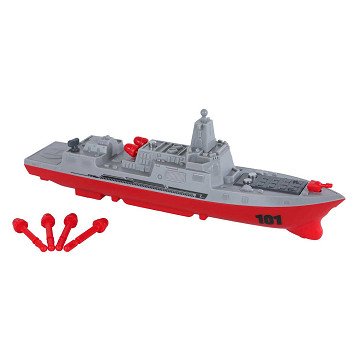 Mission Control Naval Ship with Shooting Function, 24cm
