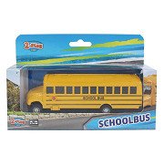 2- Play American School Bus Pull back - 14cm