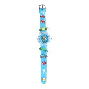 Analoog Horloge met Licht Voertuigen - Lichtblauw