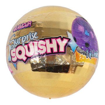 Glamour Surprise Glitterbal met Verrassings Squishy
